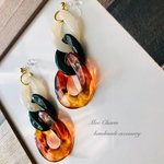 ３colors チェーンイヤリングver.blown／ピアス