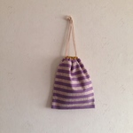きんちゃく L        border purple