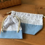 ＊ナチュラルリーフのお弁当＆コップ袋＊デコレクションズ＊