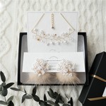 クリスマスコフレ①＊２WAY小枝ピアス＆ネックレスBOXセット