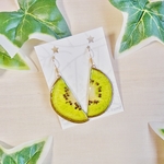 押しフルーツ♡キウイのピアス/イヤリング