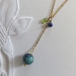 Blue Coral Reaf~クリソコラのネックレス