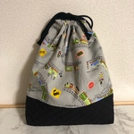 お着替え袋【汽車ポッポ】