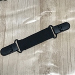 ゴム仕様 黒 ずり落ち防止クリップ