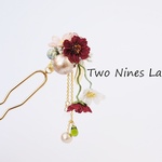 【Only actual prodact】Cosmos hair pin L10cm〈Two Nines Lace〉