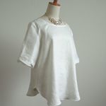 【ご予約品】リネンブラウス　サイズLB
