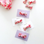 candy ribbonn clip / libertybetsy＊baby&kids＊   ヘアゴムに変更可能
