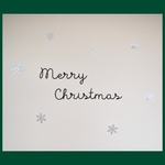 Merry Christmas レターバナー クリスマス  壁飾り