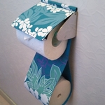 [再販]ハワイアングリーン　トイレットペーパーホルダーカバー