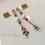 貼るピアス♡no.3クリスマス★チャーム