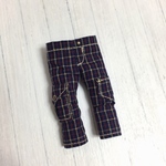 オビツ11サイズ服＊チェックパンツ