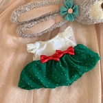 ステラルーちゃんのお洋服☆　ベロアクリスマスワンピ