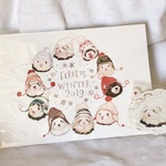 雪はな組 ❄️ フェレット フレークシール 23枚☆