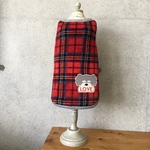 M➕＊mini SCHNA®︎ふわもこチェックベスト