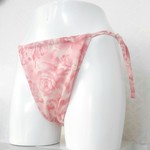 ガーゼふんパン　薔薇ピンク