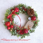 ha様ご注文のお品です♡林檎のクリスマスリース