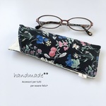 メガネケース♡miniflowerblack