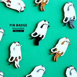 おばけねこ/Wooden pins
