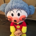 ねずみの帽子  年賀状に。もこもこ生地