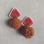 mofu×mofu刺繍ピアス