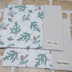 【sale】植物柄＊おやつマット（ランチョンマット）＊２枚セット