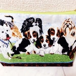 ヴィンテージUSAかわいい犬柄ポーチ