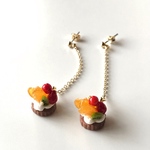 ♥1/6 Fruit tartのピアス【オレンジ】♥