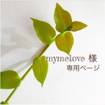 mymeloveさま専用ページ