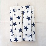 ランドセル肩ベルトカバー☆男の子 女の子☆星柄 白
