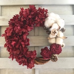 ♡あじさいたっぷりのクリスマスリース　プリザーブドフラワー　クリスマスリース　クリスマスリース　クリスマス　クリスマスリース　クリスマス　クリスマス　クリスマス　クリスマス　クリスマス　クリスマス　