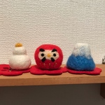 お正月飾りだるまさん