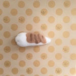 猫の手ぱっちん    薄茶しましま