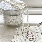 ☆ナチュラルなホワイトパールのネックレス☆WhitePearl Necklace(No.420043)