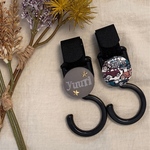 《名前も入れられます🧸❤︎》車柄×スタッズベビーカーフック