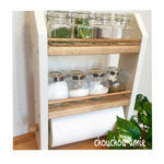 在庫限りsale＊3段kitchen paper shelf キッチンペーパー スパイスラック