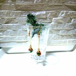 X'masカラーのピアス🎄