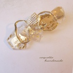 ヘアクリップ～gold