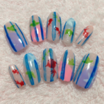 金魚ネイルチップ