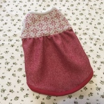 red    snowkey＆tweedノースリーブワンピース  Ｓ