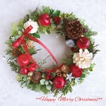 A様ご注文のお品です♡林檎のクリスマスリース