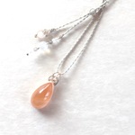 アンフィボールインクォーツ macramé ペンダント