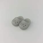 オビツ11サイズ（ゴム足のみ対応）　サンダル　グレー