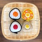 具が外せるフェルトのおにぎり