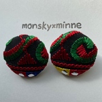 刺繍ブレードのピアス