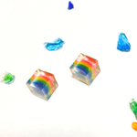 rainbow♡ノンホールピアス