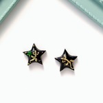 【再販♡/受注製作】トカゲ×ブラックスター  ミニピアスorイヤリング