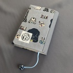 ume＊mew ブックカバー（本を読む動物たち）【文庫本用】