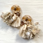 ビッグパレードタッセルピアス【natural】
