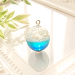 晴天の水平線✨球体レジンネックレス・ペンダント