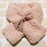 ＊ふわふわボアマフラー・キッズ・子供用＊サーモンピンク④